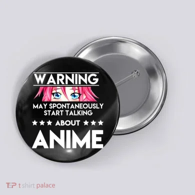 Might Start Talking About Anime  Button