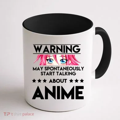 Might Start Talking About Anime  Coffee Mug back