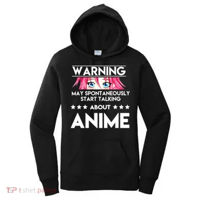 Might Start Talking About Anime  Women's Hoodie
