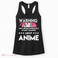 Might Start Talking About Anime  Women's Tank Top thumb 0