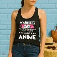 Might Start Talking About Anime  Women's Tank Top thumb 2