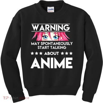 Might Start Talking About Anime  Kids Sweatshirt