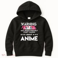 Might Start Talking About Anime  Kids Hoodie thumb 0