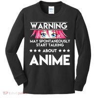 Might Start Talking About Anime  Kids Long Sleeve Shirt thumb 0
