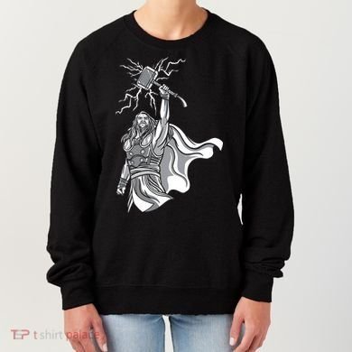 Mighty Thor With Hammer Women's Sweatshirt