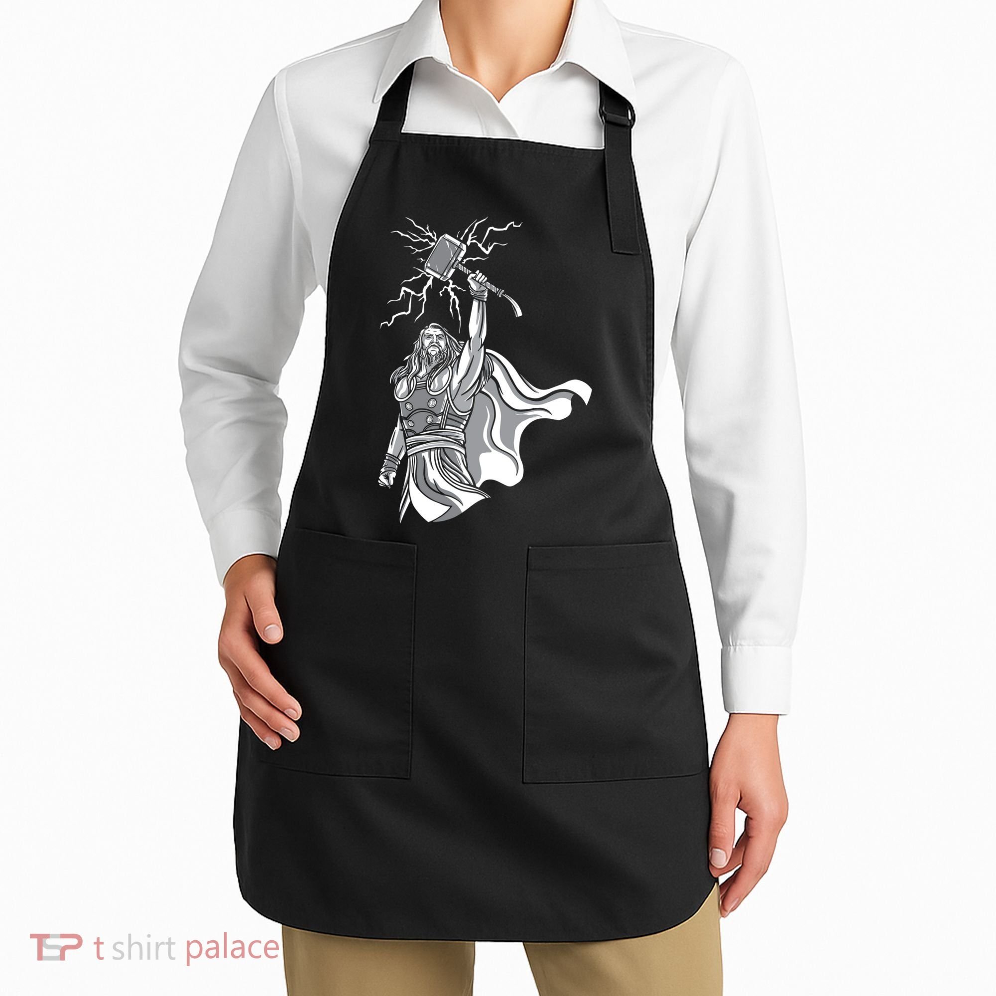 Mighty Thor With Hammer Apron