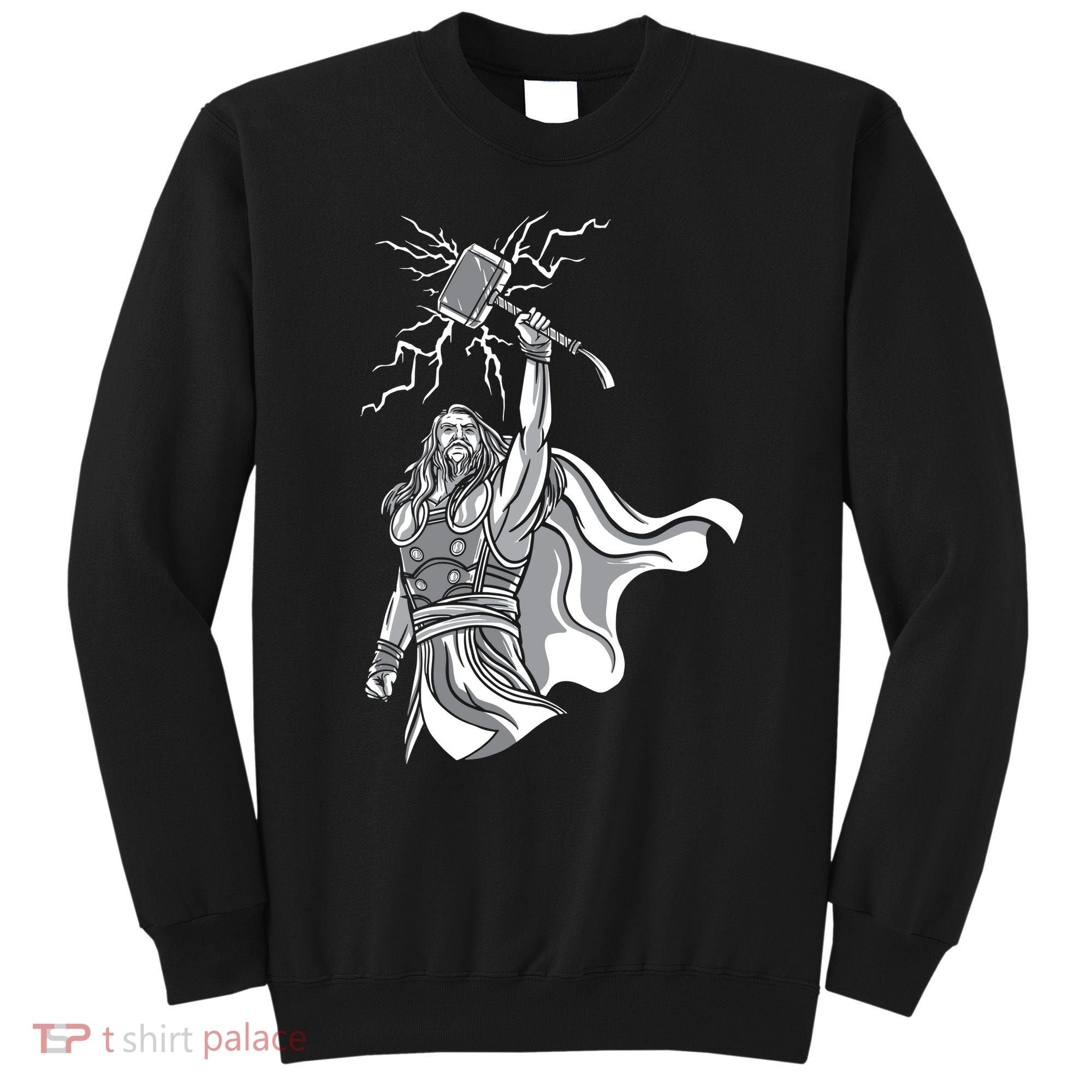 Mighty Thor With Hammer Sweatshirt
