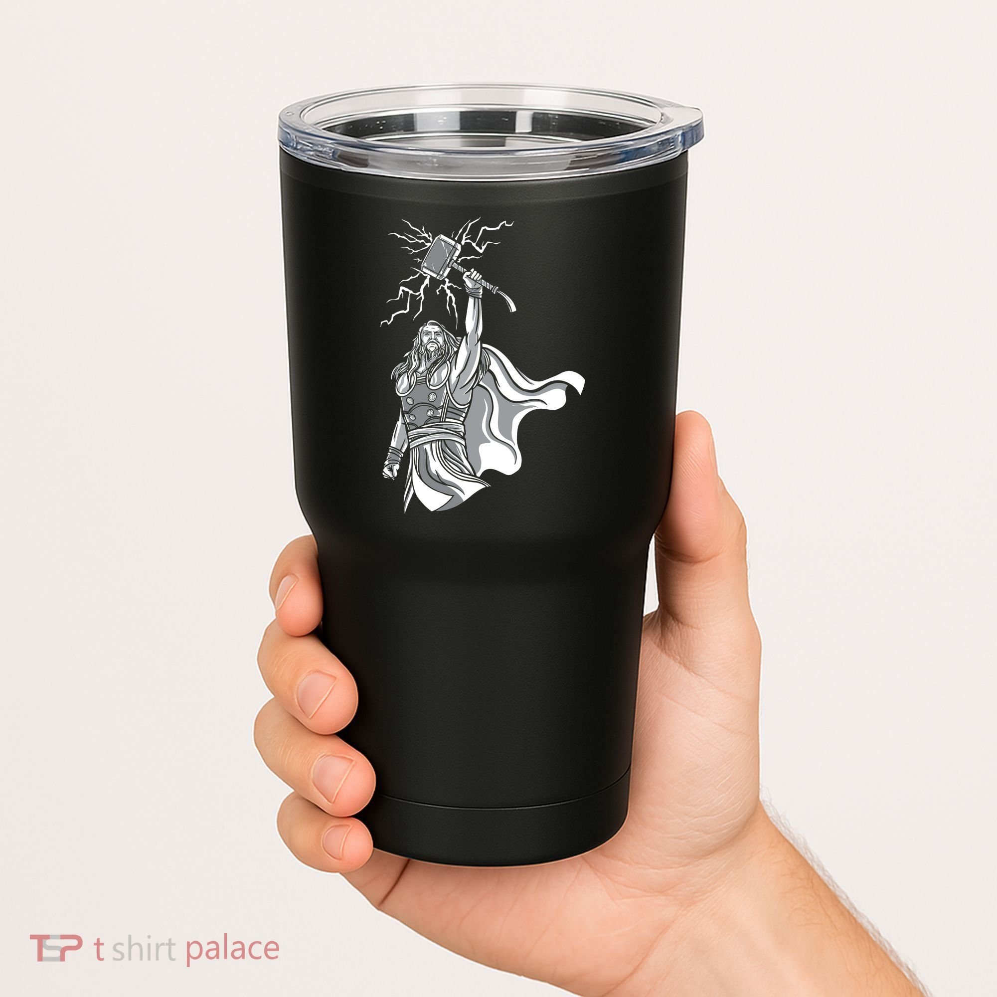 Mighty Thor With Hammer Tumbler