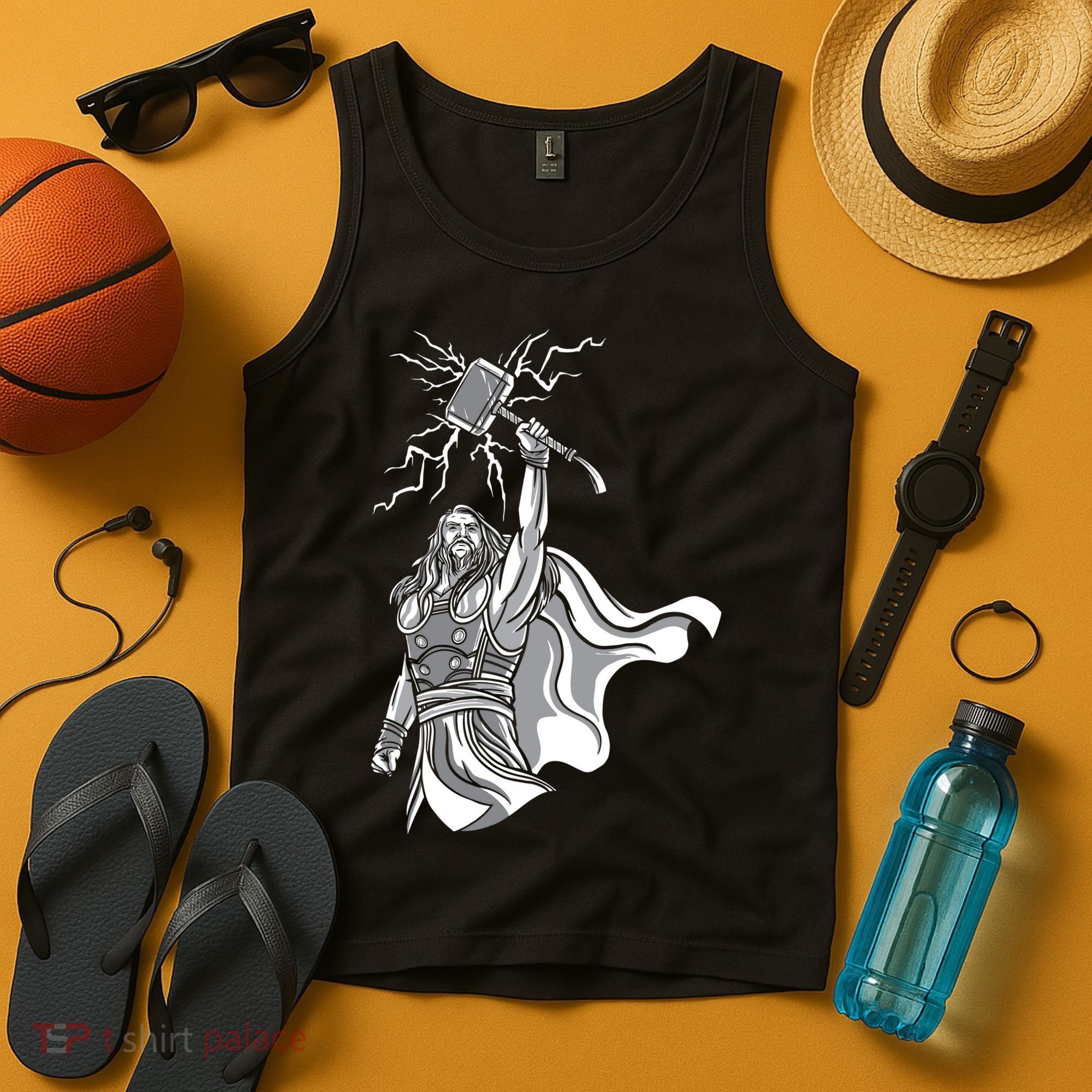 Mighty Thor With Hammer Tank Top