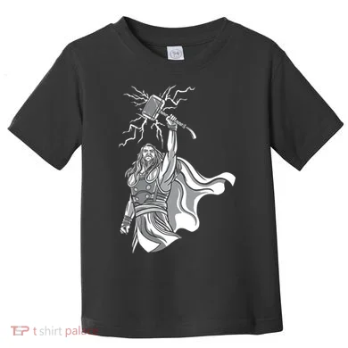 Mighty Thor With Hammer Toddler T-Shirt