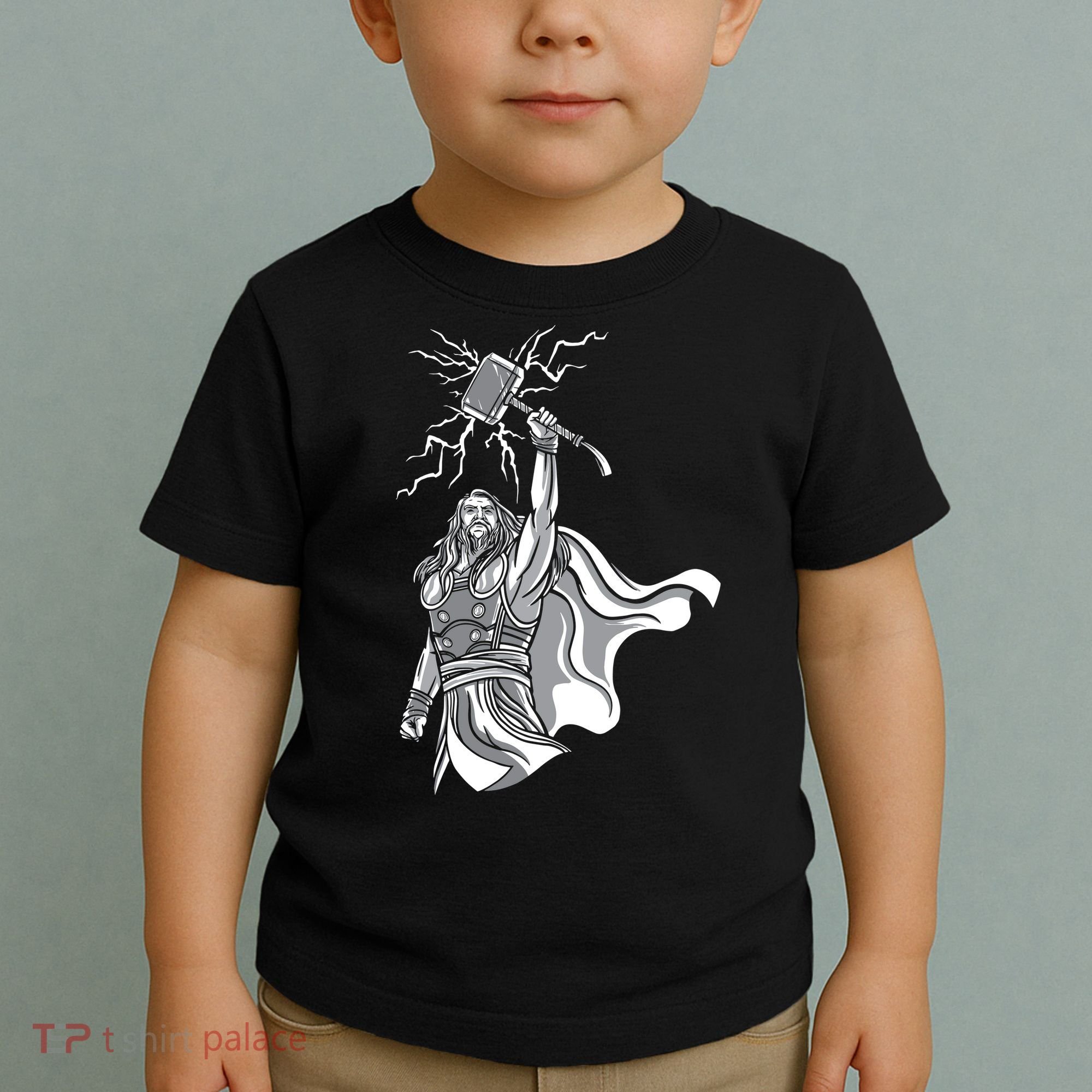 Mighty Thor With Hammer Toddler T-Shirt