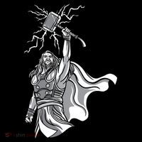 Mighty Thor With Hammer Visor thumb 3