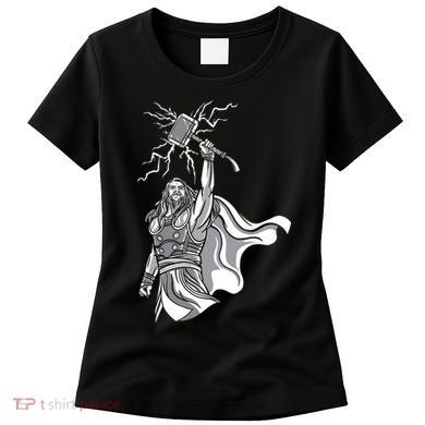 Mighty Thor With Hammer Women's T-Shirt