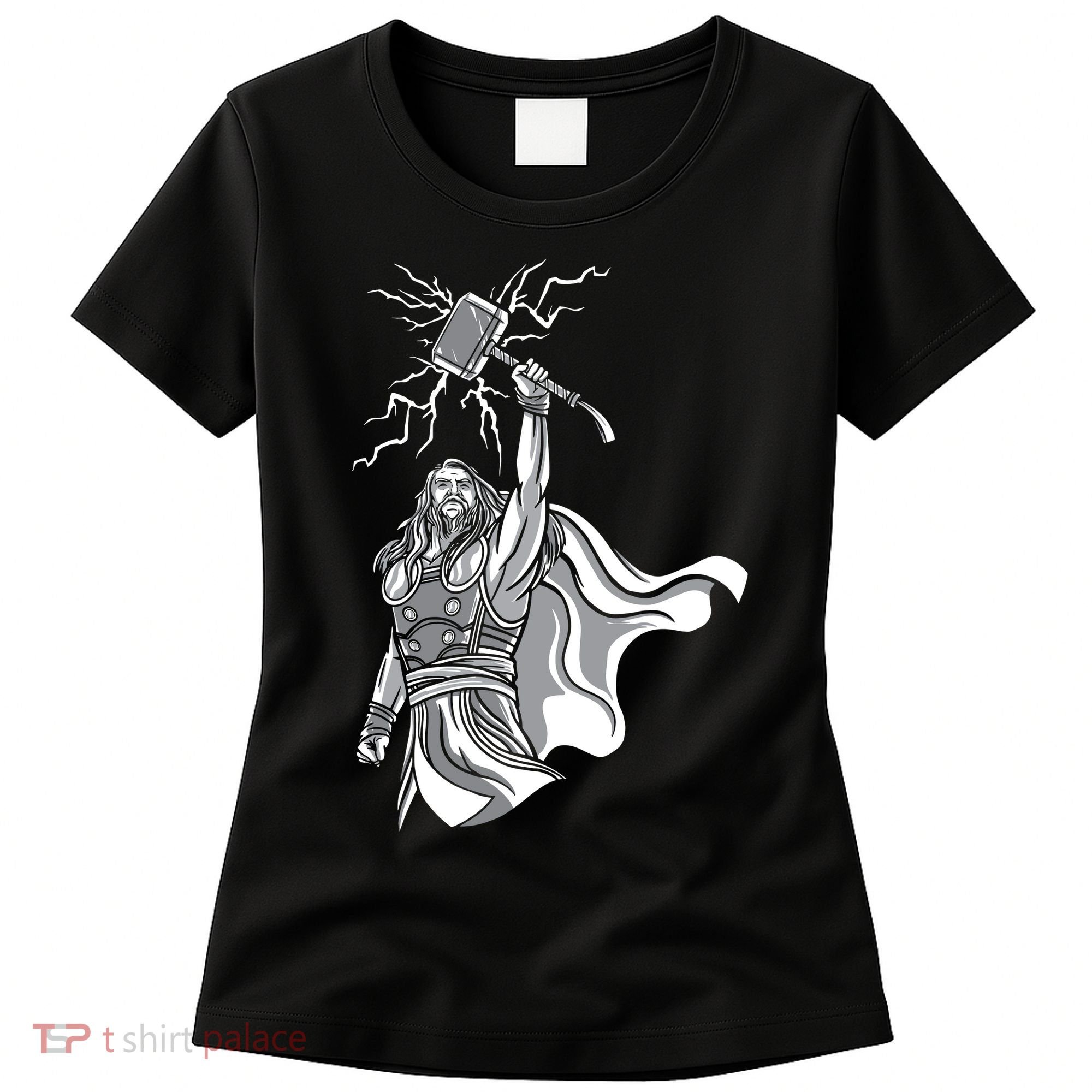 Mighty Thor With Hammer Women's T-Shirt
