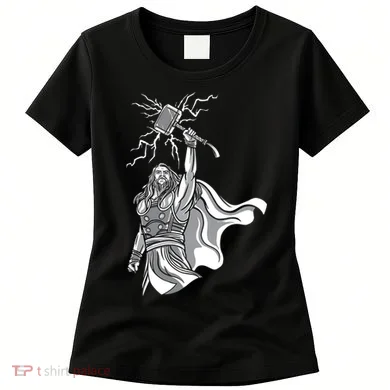 Mighty Thor With Hammer Women's T-Shirt
