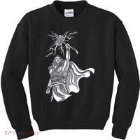 Mighty Thor With Hammer Kids Sweatshirt thumb 0