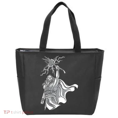 Mighty Thor With Hammer Tote Bag