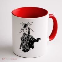 Mighty Thor With Hammer Coffee Mug thumb 1