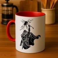 Mighty Thor With Hammer Coffee Mug thumb 4