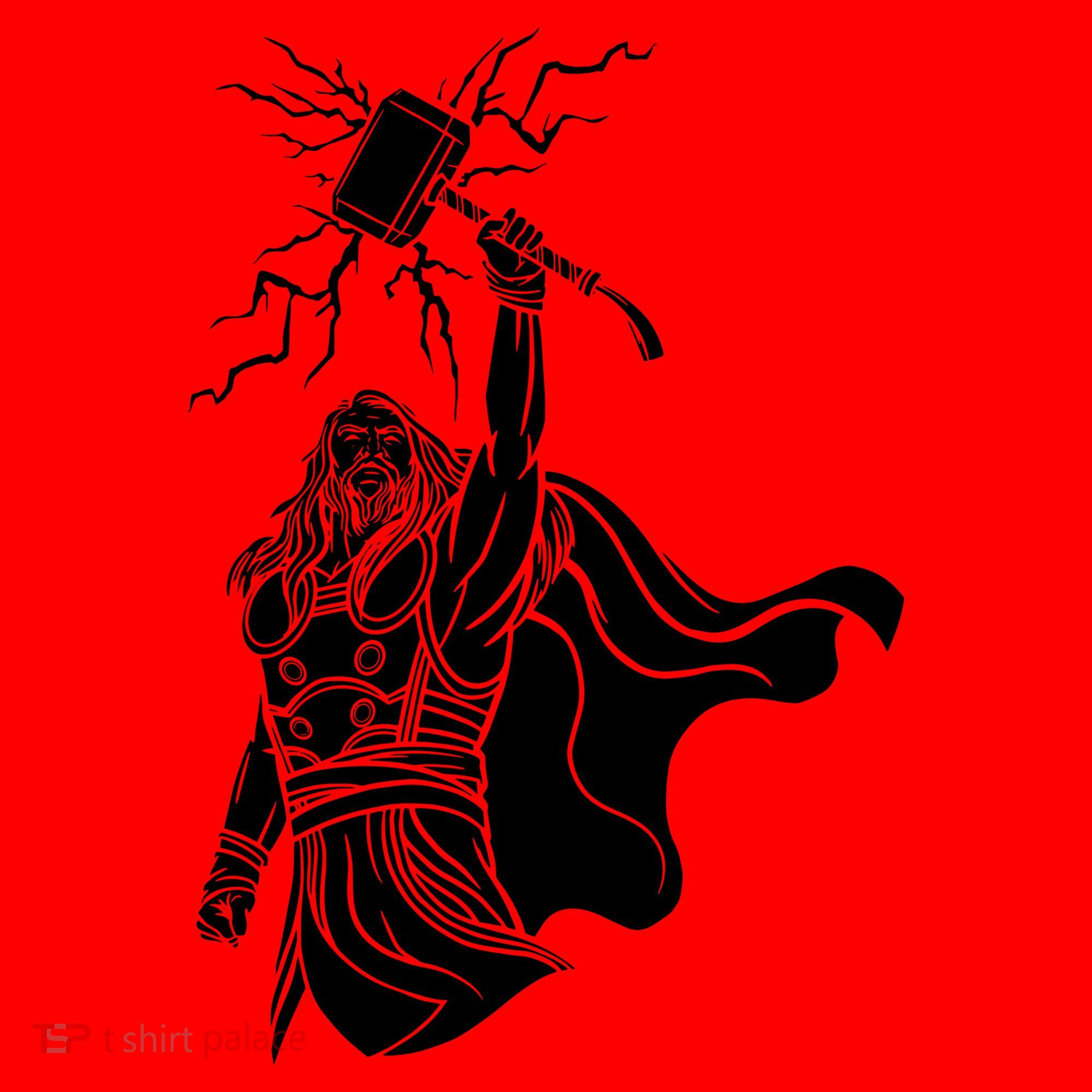 Mighty Thor With Hammer Coffee Mug