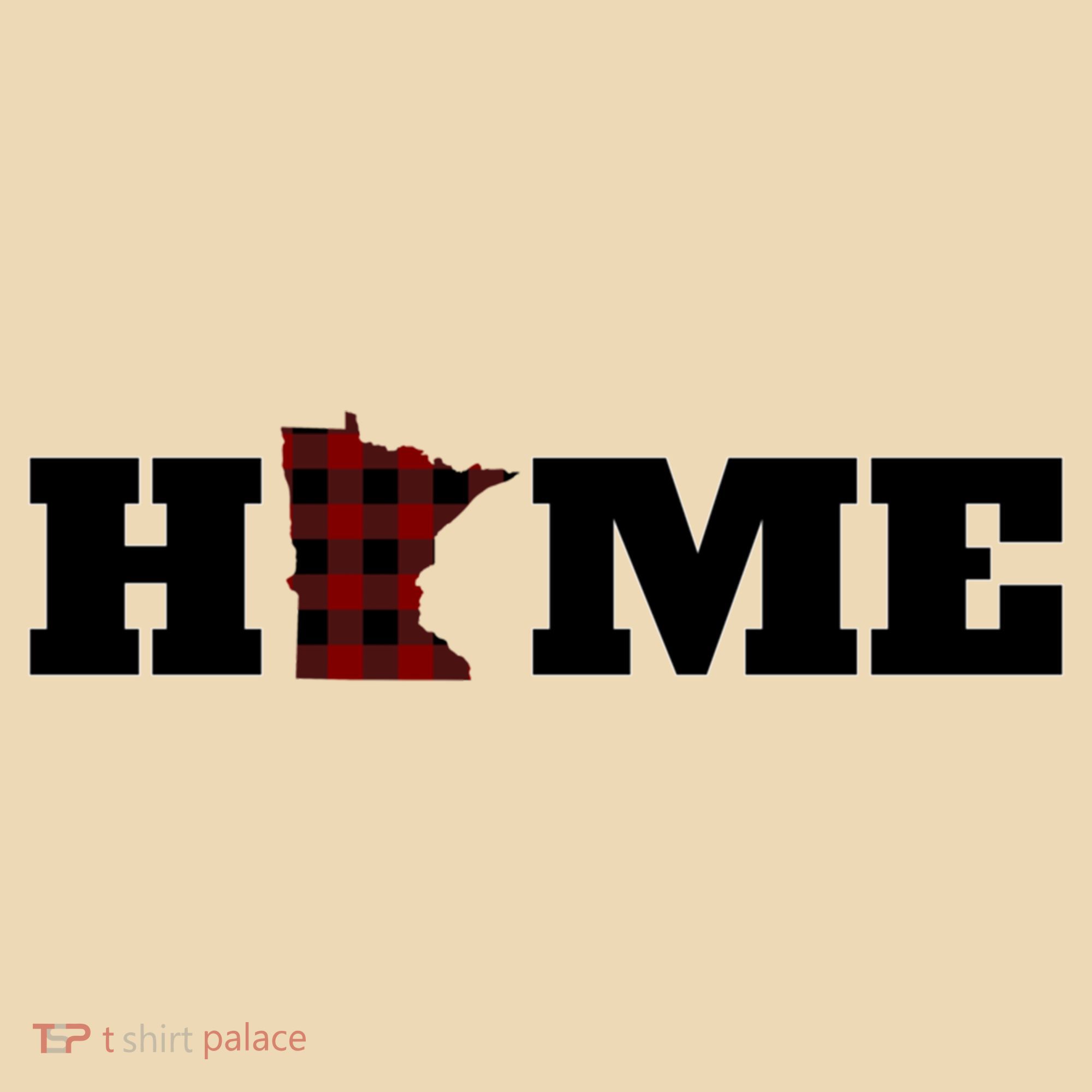 Minnesota Is Home Buffalo Plaid State Pride Gift Tote Bag