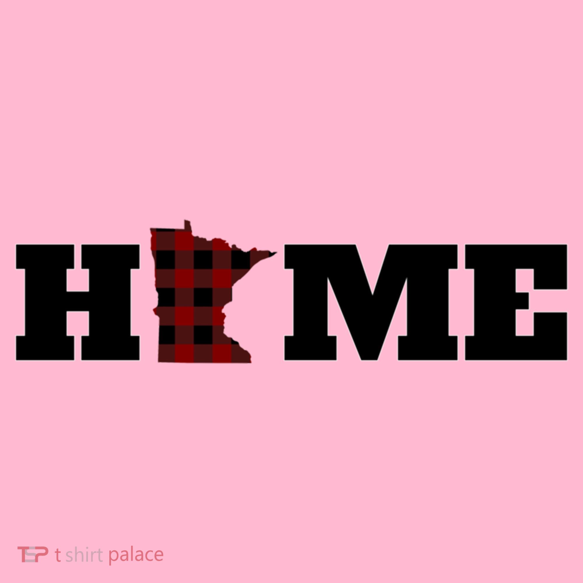 Minnesota Is Home Buffalo Plaid State Pride Gift Coaster