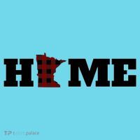 Minnesota Is Home Buffalo Plaid State Pride Gift Button thumb 1