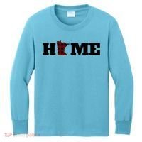 Minnesota Is Home Buffalo Plaid State Pride Gift Kids Long Sleeve Shirt thumb 0