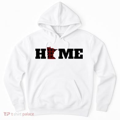 Minnesota Is Home Buffalo Plaid State Pride Gift Hoodie
