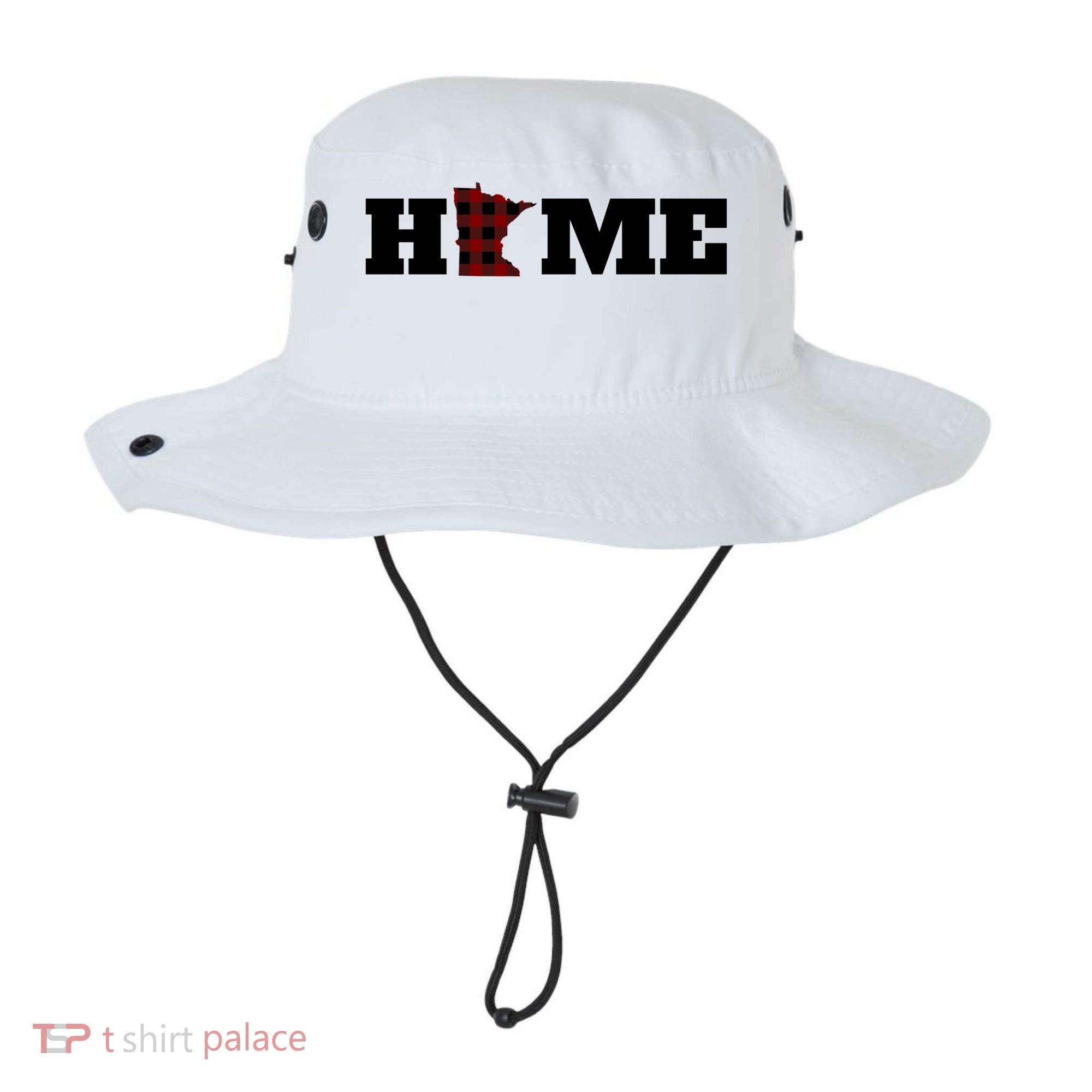 Minnesota Is Home Buffalo Plaid State Pride Gift Bucket Hat