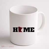 Minnesota Is Home Buffalo Plaid State Pride Gift Coffee Mug thumb 1