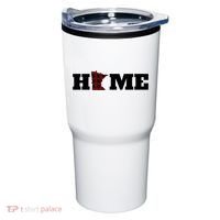Minnesota Is Home Buffalo Plaid State Pride Gift Tumbler thumb 0
