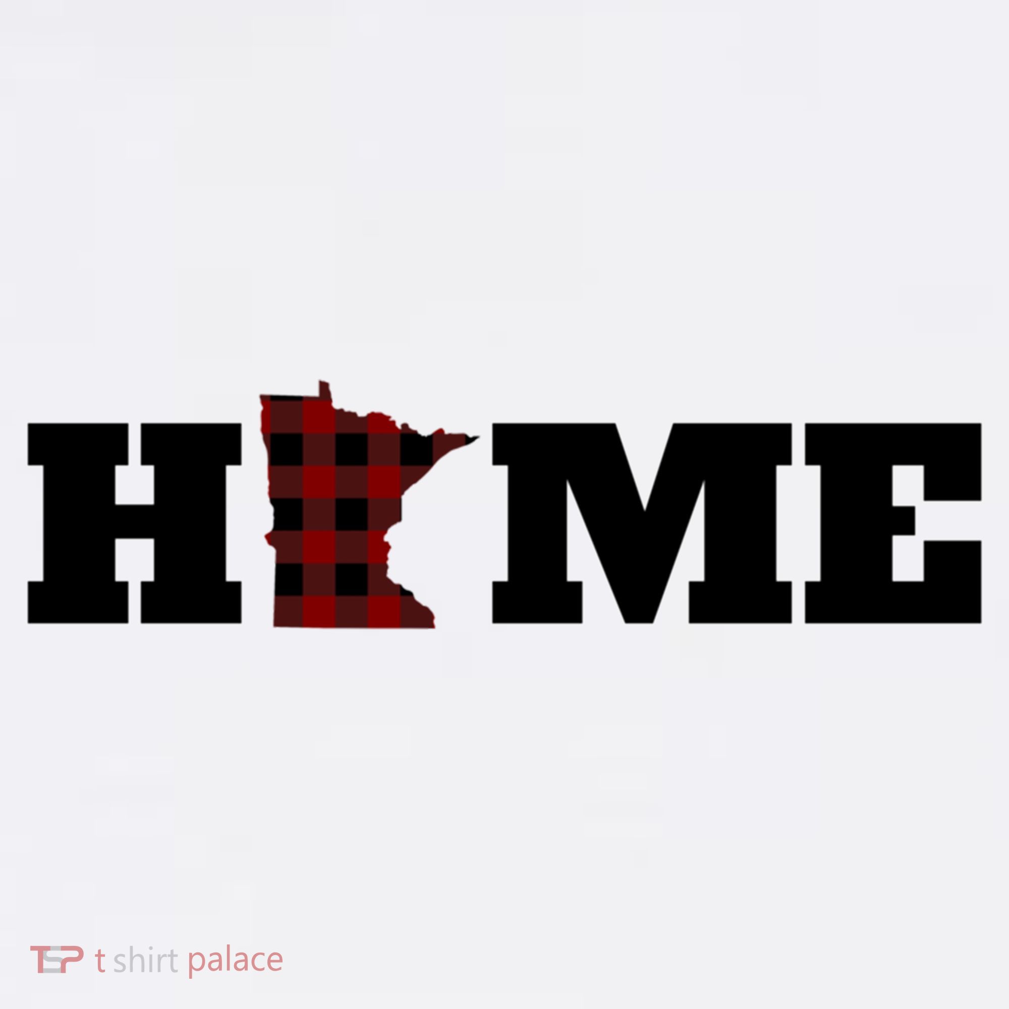 Minnesota Is Home Buffalo Plaid State Pride Gift Mousepad