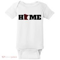 Minnesota Is Home Buffalo Plaid State Pride Gift Baby Bodysuit thumb 0