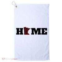 Minnesota Is Home Buffalo Plaid State Pride Gift Golf Towel thumb 0