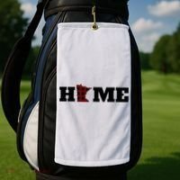 Minnesota Is Home Buffalo Plaid State Pride Gift Golf Towel thumb 2
