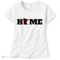 Minnesota Is Home Buffalo Plaid State Pride Gift Women's T-Shirt thumb 0