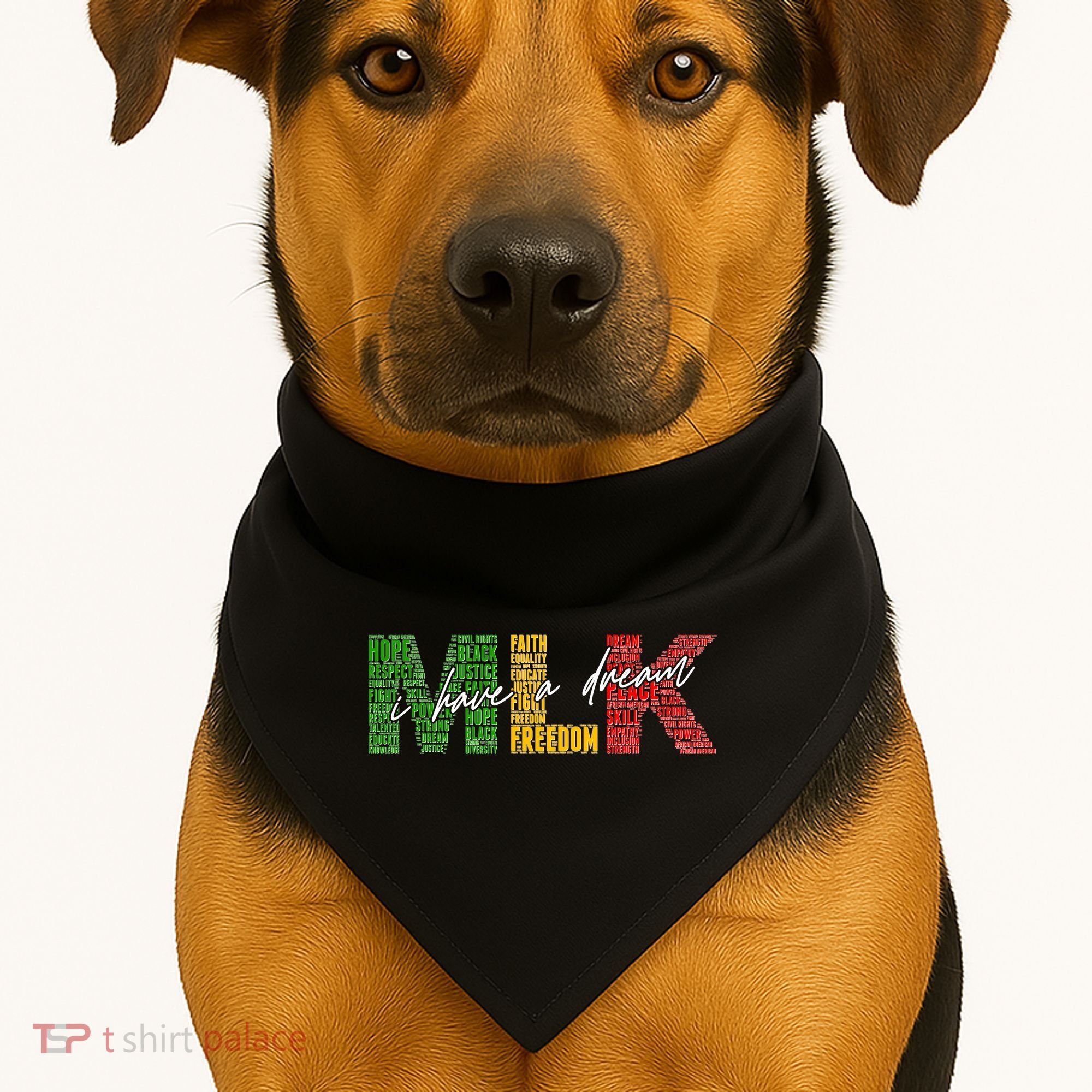 Mlk I Have A Dream USA-Made Doggie Bandana