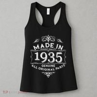 Made In Highest Quality Genuine All Original Parts 1935 90th Birthday Women's Tank Top thumb 3