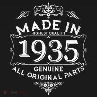 Made In Highest Quality Genuine All Original Parts 1935 90th Birthday Women's Tank Top thumb 5