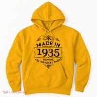Made In Highest Quality Genuine All Original Parts 1935 90th Birthday Hoodie thumb 0