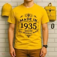 Made In Highest Quality Genuine All Original Parts 1935 90th Birthday T-Shirt thumb 6