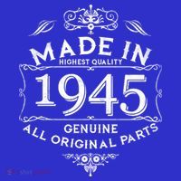 Made In Highest Quality Genuine All Original Parts 1945 80th Birthday Sweatshirt thumb 3