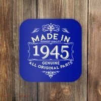 Made In Highest Quality Genuine All Original Parts 1945 80th Birthday Coaster thumb 0