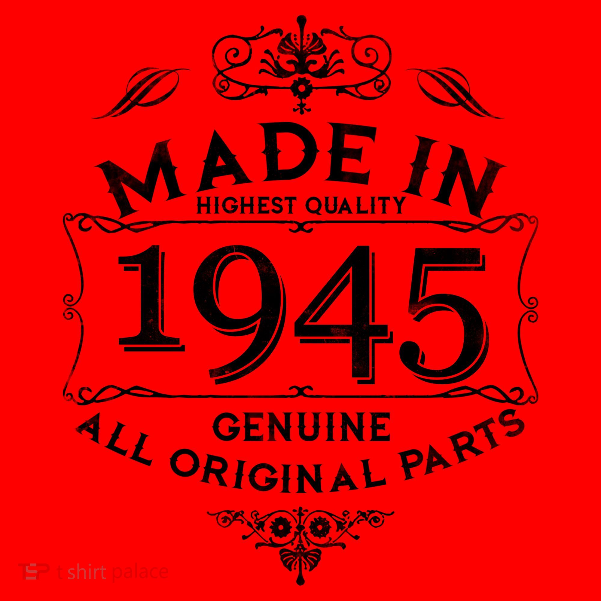 Made In Highest Quality Genuine All Original Parts 1945 80th Birthday Santa Hat