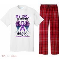 My Idol Is Now My Angel AlzheimerS Awareness Month Pajama Set thumb 0