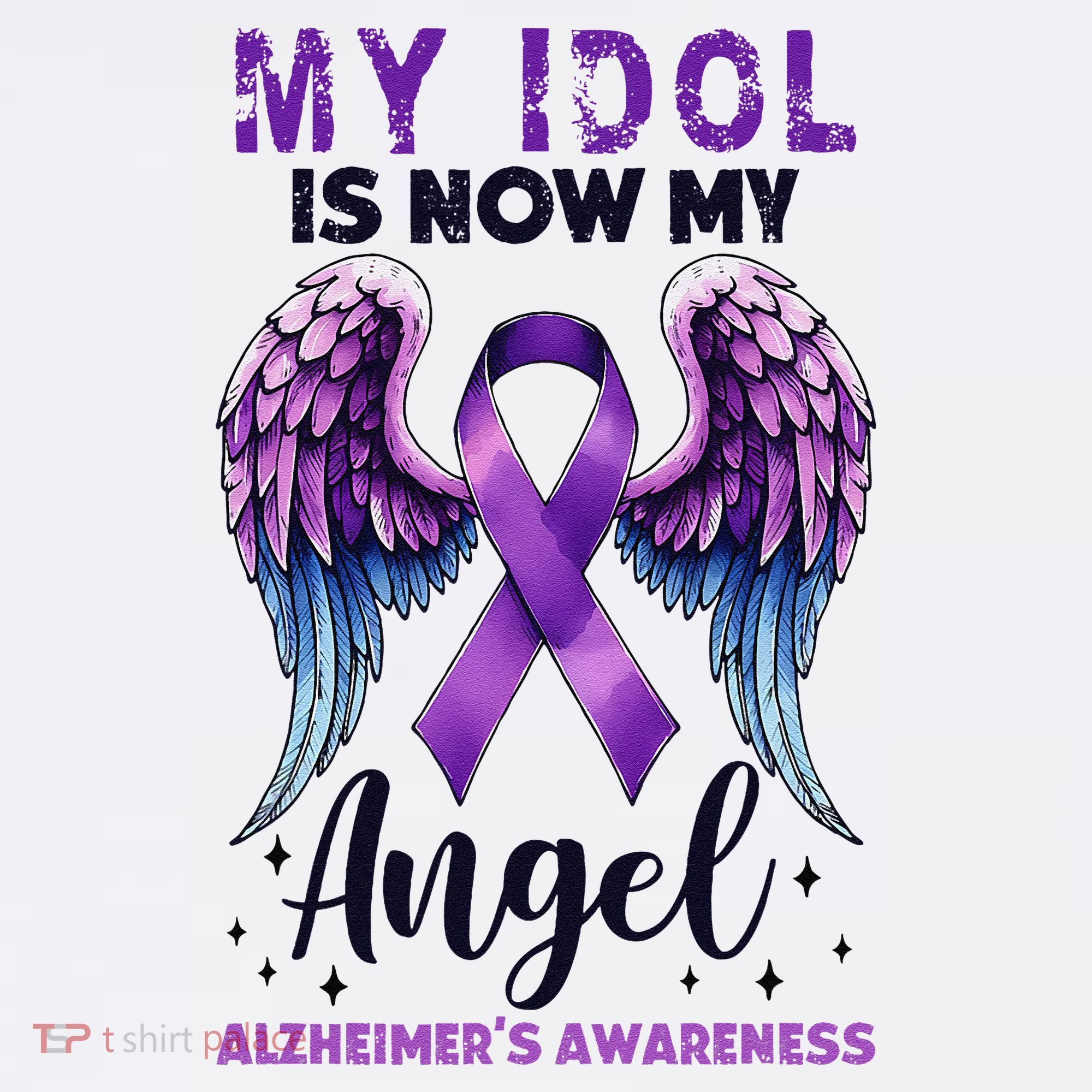 My Idol Is Now My Angel AlzheimerS Awareness Month Visor