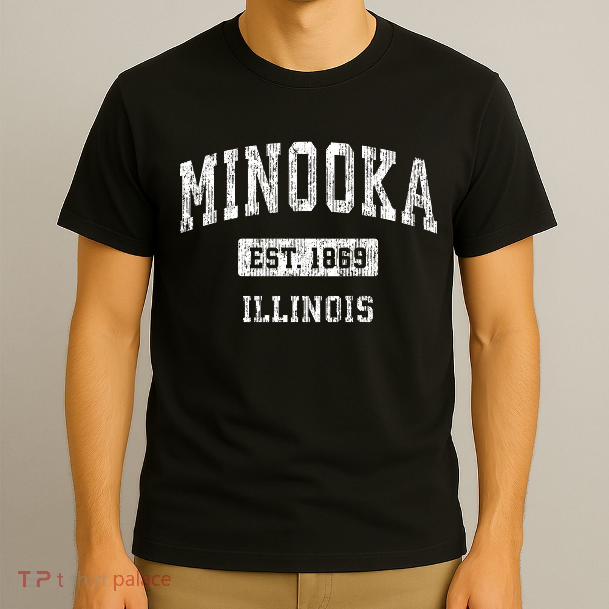 Minooka Illinois Il Vintage Sports T-Shirt
