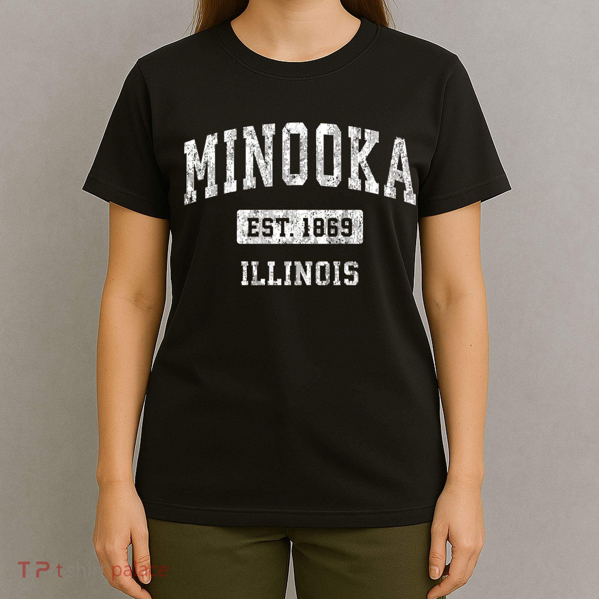 Minooka Illinois Il Vintage Sports T-Shirt