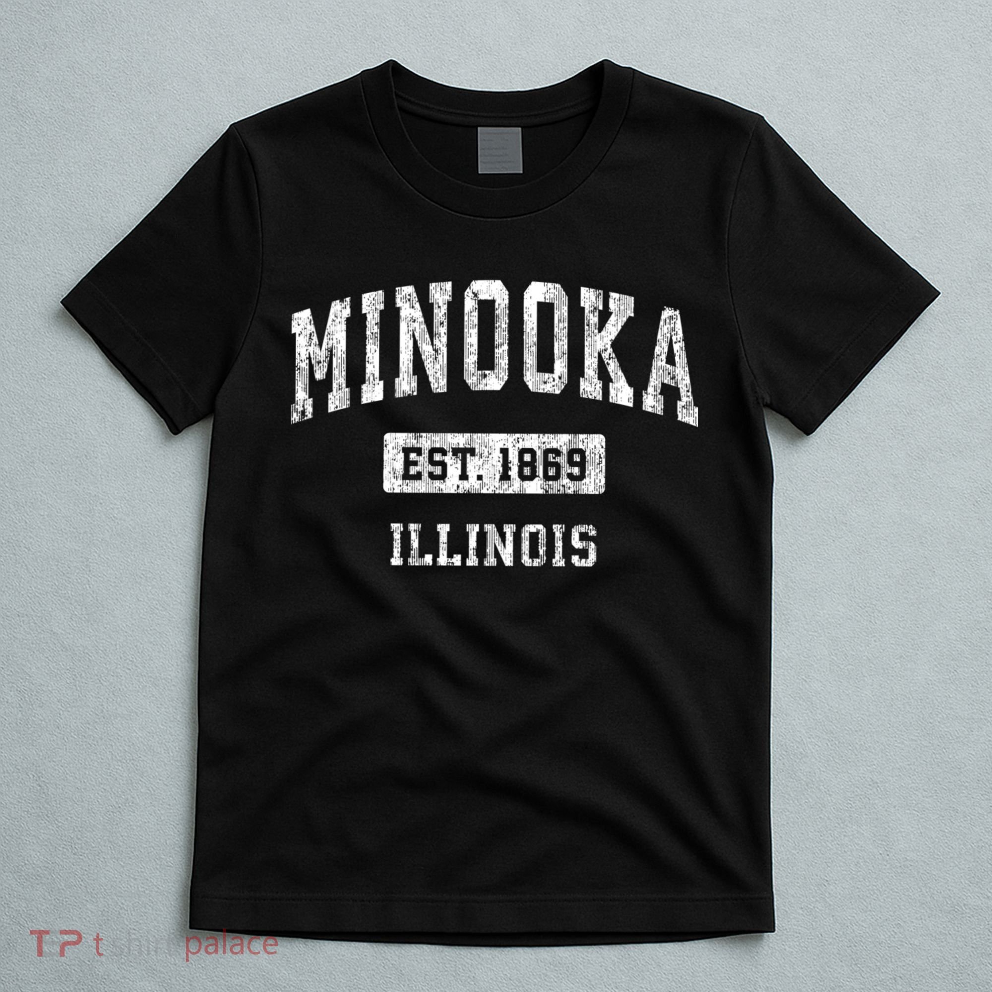 Minooka Illinois Il Vintage Sports T-Shirt